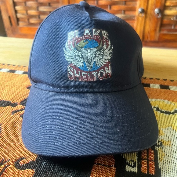 BLAKE SHELTON Concert Baseball Cap Velcro-Backing Unisex - Picture 2 of 5